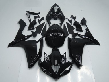 2007-2008 Yamaha YZF R1 Motorcycle Fairings - Glossy Black UK Manufacturers