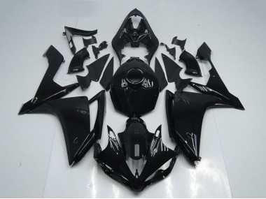 2007-2008 Yamaha YZF R1 Motorcycle Fairings - Glossy Black UK Manufacturers