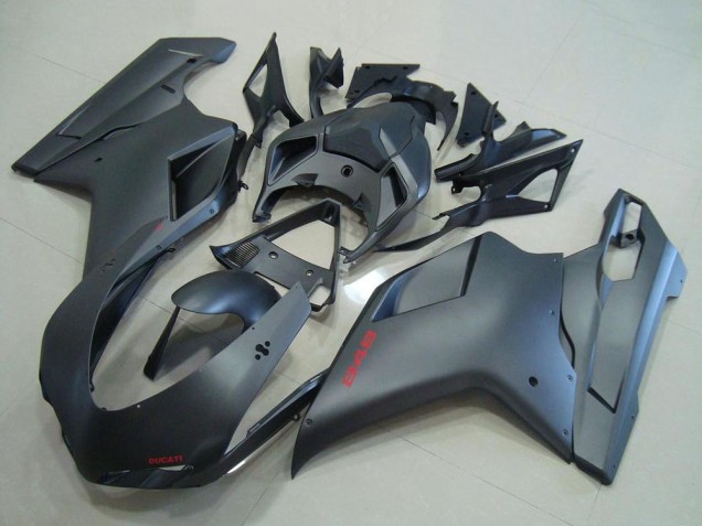 2007-2014 Ducati 848 Motorcycle Fairing - Matte Black UK Manufacturers