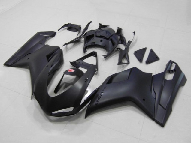 2007-2014 Ducati 848 Motorcycle Fairings - Matte Black UK Manufacturers