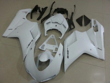 2007-2014 Ducati 848 Motorcycle Fairings - White UK Manufacturers