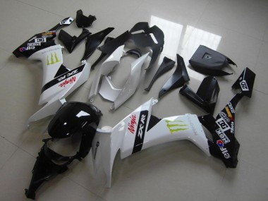 2008-2010 Kawasaki ZX10R Motorcycle Fairings - White Glossy Black Red Green Monster UK Manufacturers