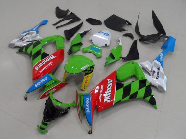 2008-2010 Kawasaki ZX10R Motorcycle Fairings - Green Red Blue Black Motocard UK Manufacturers