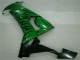 2008-2010 Kawasaki ZX10R Motorcycle Fairings - Glossy Black Green Flame UK Manufacturers