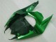 2008-2010 Kawasaki ZX10R Motorcycle Fairings - Glossy Black Green Flame UK Manufacturers