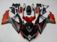 2008-2010 Suzuki GSXR 600/750 Motorcycle Fairings - Orange Grey Glossy Black UK Manufacturers