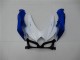 2008-2010 Suzuki GSXR 600/750 Motorcycle Fairings - White Blue UK Manufacturers