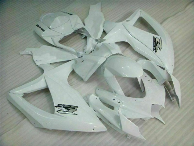 2008-2010 Suzuki GSXR 600/750 Motorcycle Fairings - White UK Manufacturers