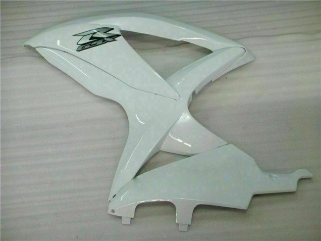 2008-2010 Suzuki GSXR 600/750 Motorcycle Fairings - White UK Manufacturers