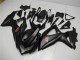 2008-2010 Suzuki GSXR 600/750 Motorcycle Fairings - Matte Black Red UK Manufacturers