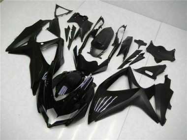 2008-2010 Suzuki GSXR 600/750 Motorcycle Fairings - Glossy Black Matte Black UK Manufacturers