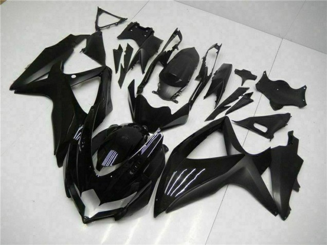 2008-2010 Suzuki GSXR 600/750 Motorcycle Fairings - Glossy Black Matte Black UK Manufacturers