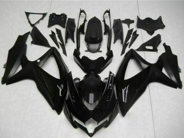 2008-2010 Suzuki GSXR 600/750 Motorcycle Fairings - Glossy Black Matte Black UK Manufacturers