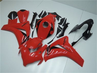 2008-2011 Honda CBR1000RR Bike Fairings - Red Glossy Black UK Manufacturers