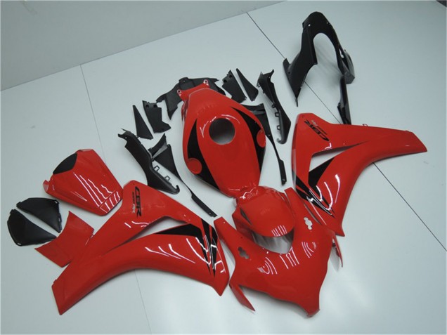 2008-2011 Honda CBR1000RR Bike Fairings - Red Glossy Black UK Manufacturers