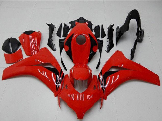 2008-2011 Honda CBR1000RR Bike Fairings - Red Glossy Black UK Manufacturers