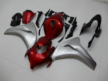 2008-2011 Honda CBR1000RR Motorcycle Fairings - Silver Maroon Red UK Manufacturers