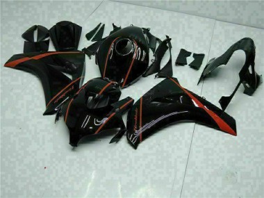 2008-2011 Honda CBR1000RR Motorcycle Fairings - Glossy Black Red UK Manufacturers