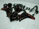 2008-2011 Honda CBR1000RR Motorcycle Fairings - Glossy Black Red UK Manufacturers
