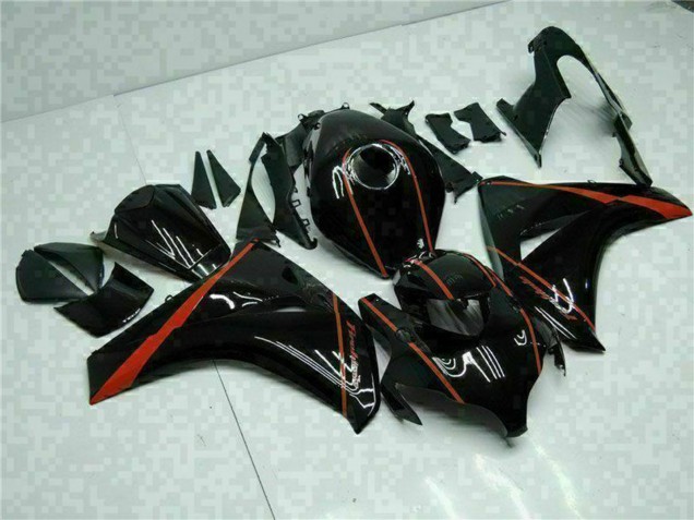 2008-2011 Honda CBR1000RR Motorcycle Fairings - Glossy Black Red UK Manufacturers