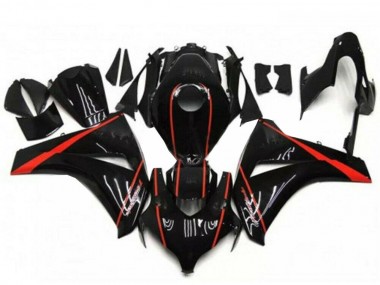 2008-2011 Honda CBR1000RR Motorcycle Fairings - Glossy Black Red UK Manufacturers