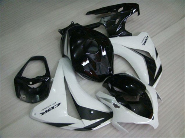 2008-2011 Honda CBR1000RR Motorcycle Fairings Kits - White Glossy Black UK Manufacturers