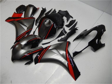 2008-2011 Honda CBR1000RR Motorcycle Fairing - Grey Red Glossy Black UK Manufacturers