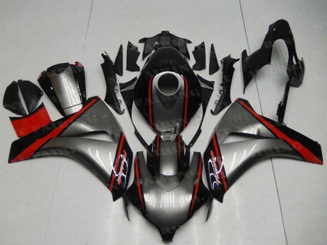 2008-2011 Honda CBR1000RR Motorcycle Fairing - Grey Red Glossy Black UK Manufacturers