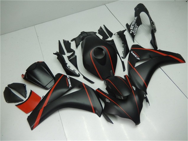 2008-2011 Honda CBR1000RR Motorcycle Fairings - Matte Black Red UK Manufacturers