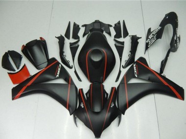 2008-2011 Honda CBR1000RR Motorcycle Fairings - Matte Black Red UK Manufacturers