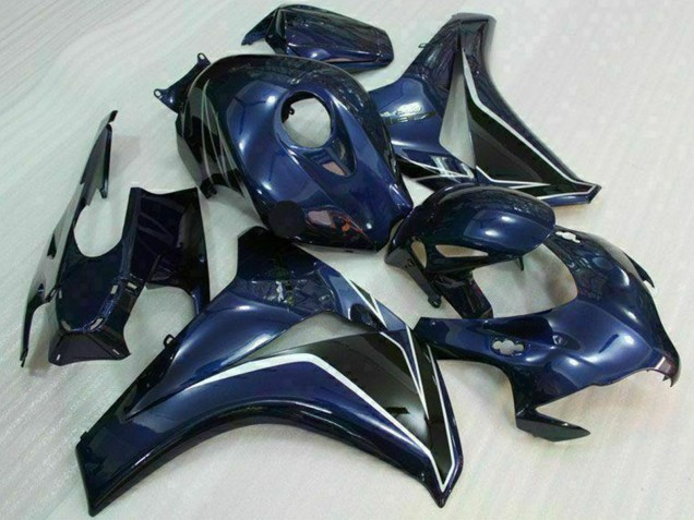 2008-2011 Honda CBR1000RR Motorcycle Fairings - Dark Blue Glossy Black UK Manufacturers