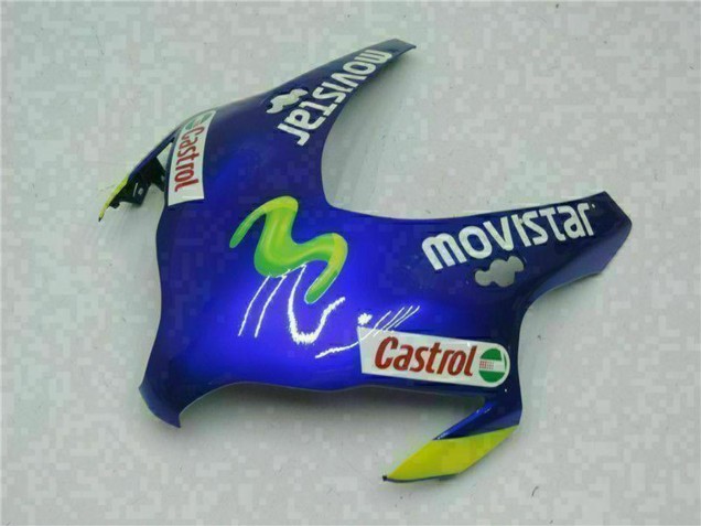 2008-2011 Honda CBR1000RR Motorcycle Fairings - Blue Yellow Green MoviStar Castrol UK Manufacturers