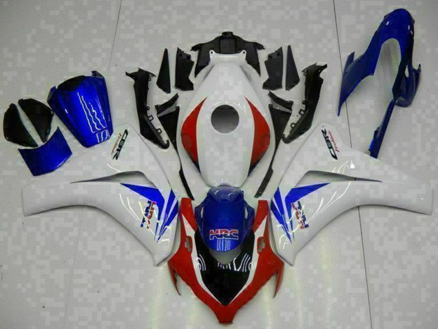 2008-2011 Honda CBR1000RR Bike Fairings - White Red Blue HRC UK Manufacturers