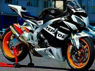 2008-2011 Honda CBR1000RR Motorcycle Fairings - Silver White Glossy Black Repsol UK Manufacturers