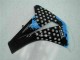 2008-2011 Honda CBR1000RR Motorcycle Fairing - White Blue Glossy Black UK Manufacturers