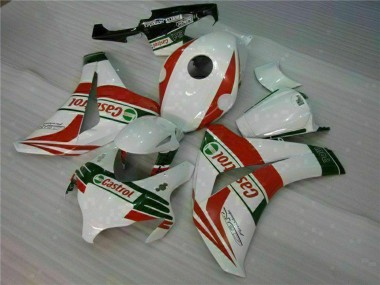 2008-2011 Honda CBR1000RR Motorcycle Fairings - White Red Green Castrol UK Manufacturers