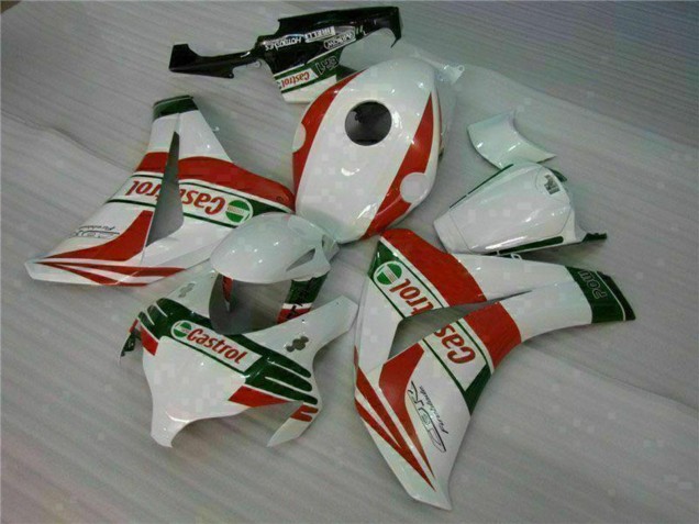 2008-2011 Honda CBR1000RR Motorcycle Fairings - White Red Green Castrol UK Manufacturers