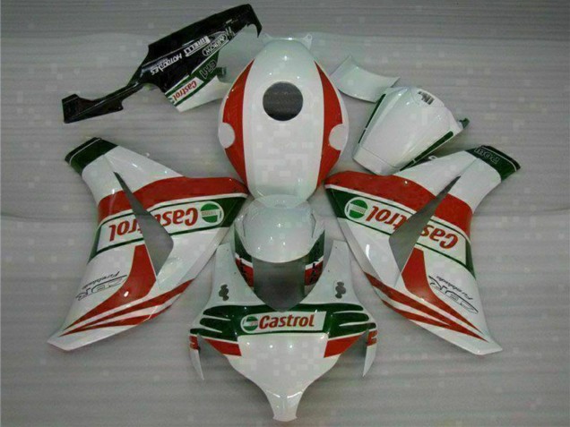 2008-2011 Honda CBR1000RR Motorcycle Fairings - White Red Green Castrol UK Manufacturers