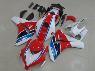 2008-2011 Honda CBR1000RR Motorcycle Fairing Kits - White Red Blue HRC UK Manufacturers