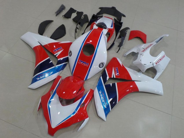 2008-2011 Honda CBR1000RR Motorcycle Fairing Kits - White Red Blue HRC UK Manufacturers