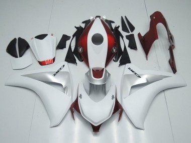 2008-2011 Honda CBR1000RR Motorcycle Fairings - White Silver Candy Red UK Manufacturers