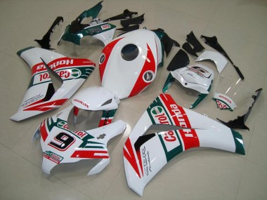2008-2011 Honda CBR1000RR Motorcycle Fairings - White Red Dark Green Castrol No 9 UK Manufacturers