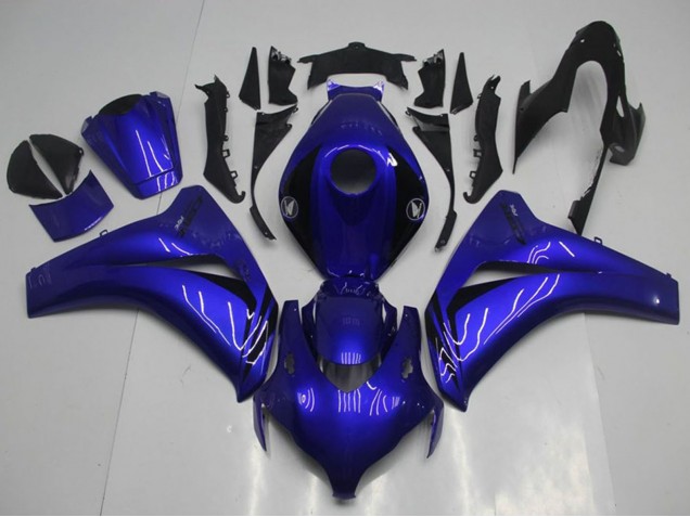 2008-2011 Honda CBR1000RR Motorcycle Fairings - Blue Black UK Manufacturers