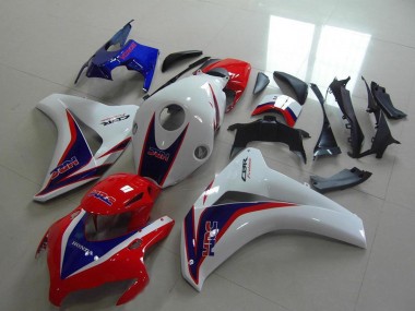 2008-2011 Honda CBR1000RR Motorcycle Fairing - White Red Blue HRC UK Manufacturers