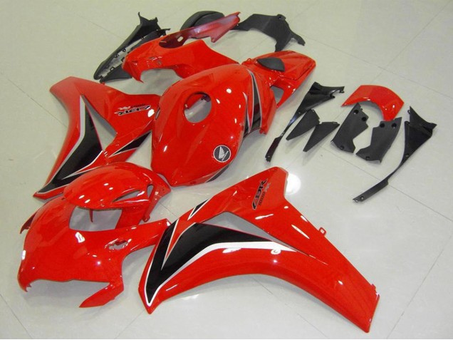 2008-2011 Honda CBR1000RR Motorcycle Fairings Kit - Red Glossy Black UK Manufacturers