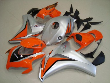 2008-2011 Honda CBR1000RR Motorcycle Fairings - Silver Orange Glossy Black UK Manufacturers