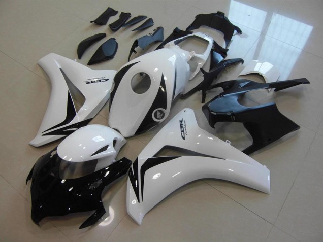 2008-2011 Honda CBR1000RR Motorcycle Fairing Kits - White Glossy Black UK Manufacturers