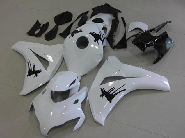 2008-2011 Honda CBR1000RR Motorcycle Fairings - White Black with Special Decals UK Manufacturers