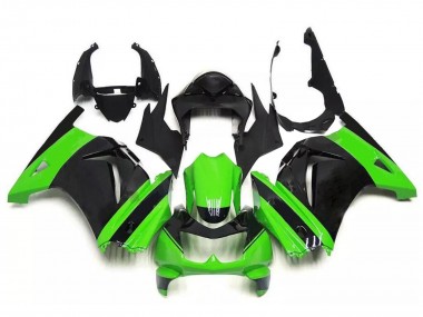 2008-2012 Kawasaki EX250 Motorcycle Fairing - Green Black UK Manufacturers