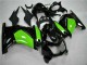2008-2012 Kawasaki EX250 Motorcycle Fairings - Glossy Black Green UK Manufacturers